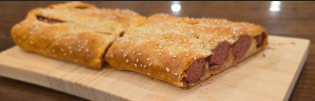 frankfurters in crust retro cooking